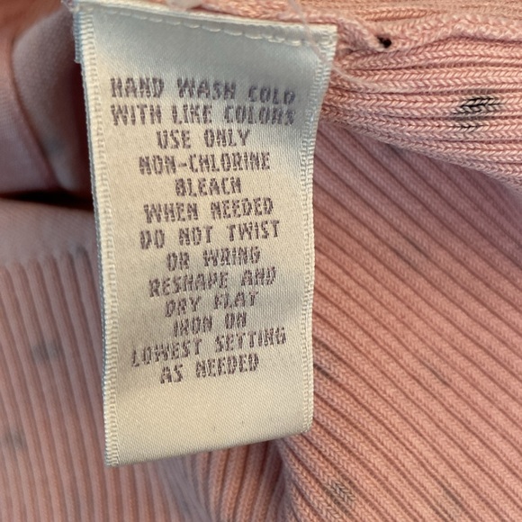 Worthington - silk blend polka dot cardigan. Size S - Picture 4 of 10